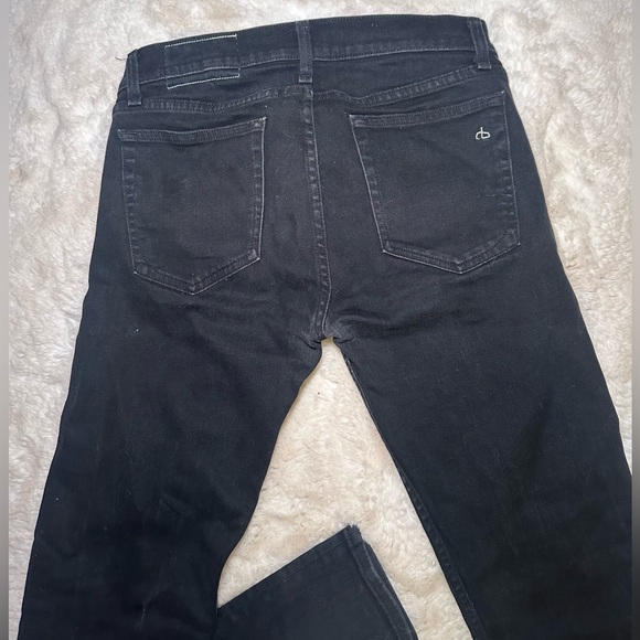 Rag & Bone Extra Slim Black denim - size 32 - Picture 6 of 8